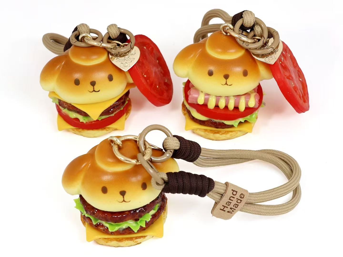 BurgerDog Key Chain